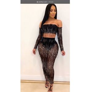 Liszt Glam Skirt set
